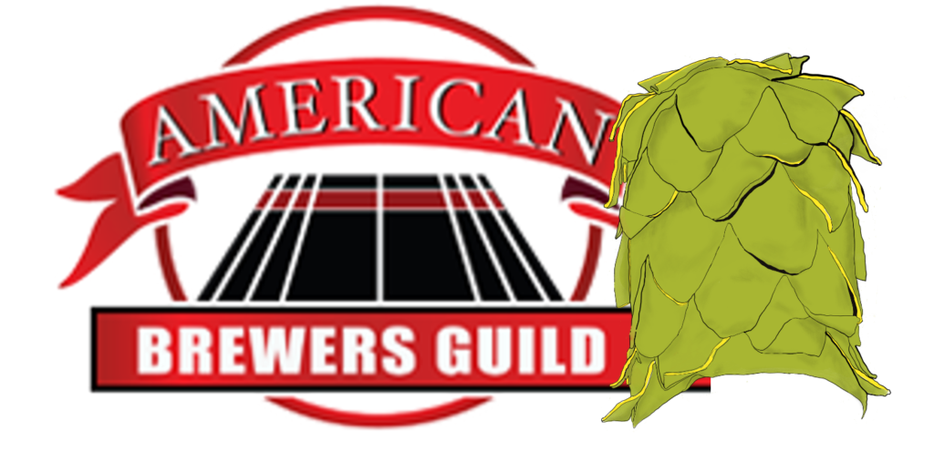 American Brewers Guild logo with the Glen Hay Falconer Foundation’s signature Hop Hat graphic